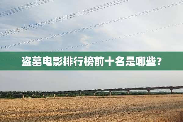 盗墓电影排行榜前十名是哪些？