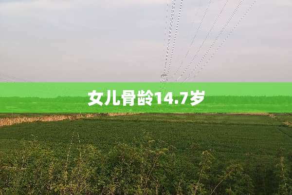 女儿骨龄14.7岁