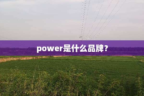 power是什么品牌？
