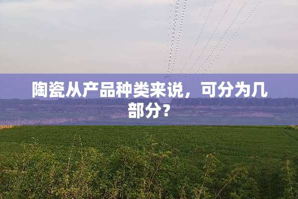 陶瓷从产品种类来说，可分为几部分？