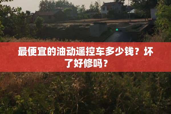 最便宜的油动遥控车多少钱？坏了好修吗？