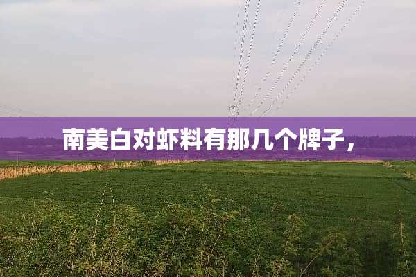 南美白对虾料有那几个牌子，