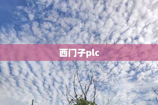 西门子plc