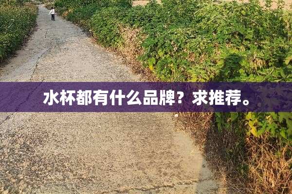 水杯都有什么品牌？求推荐。