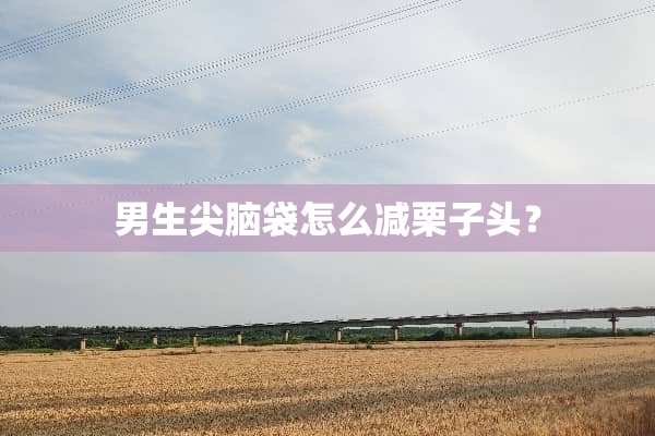 男生尖脑袋怎么减栗子头？