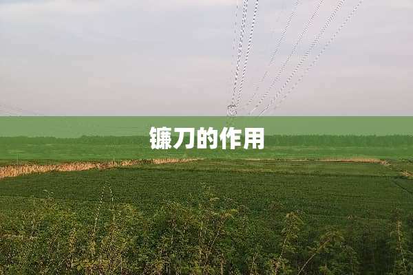 镰刀的作用