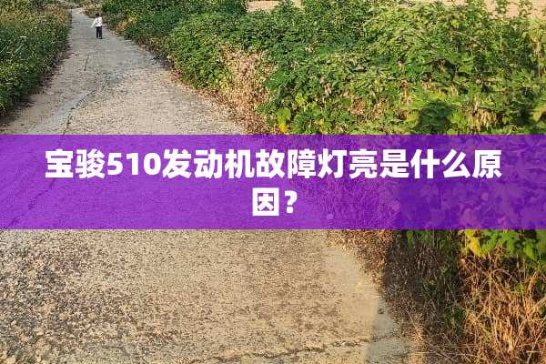 宝骏510发动机故障灯亮是什么原因？