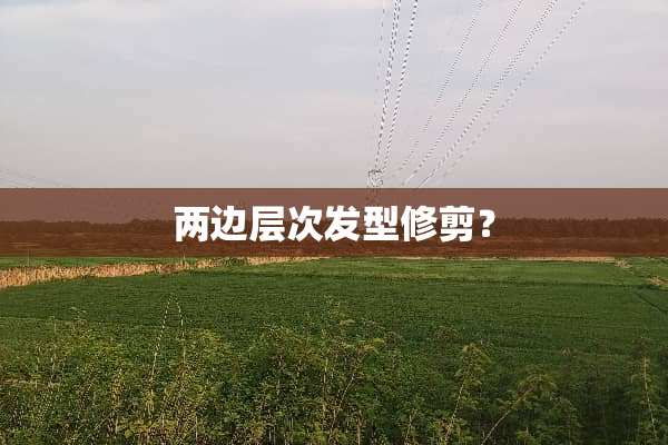 两边层次发型修剪？