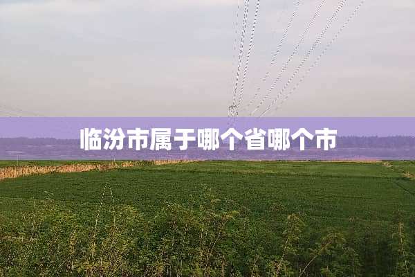 临汾市属于哪个省哪个市