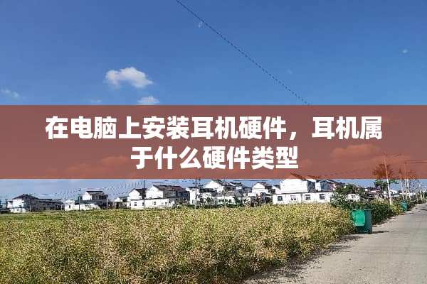 在电脑上安装耳机硬件，耳机属于什么硬件类型
