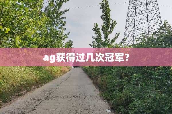 ag获得过几次冠军？