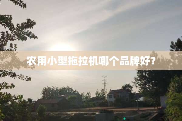 农用小型拖拉机哪个品牌好？