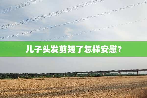 儿子头发剪短了怎样安慰？
