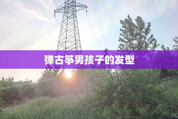 弹古筝男孩子的发型
