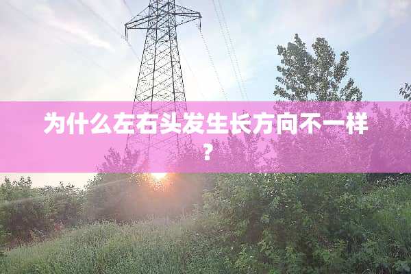 为什么左右头发生长方向不一样？