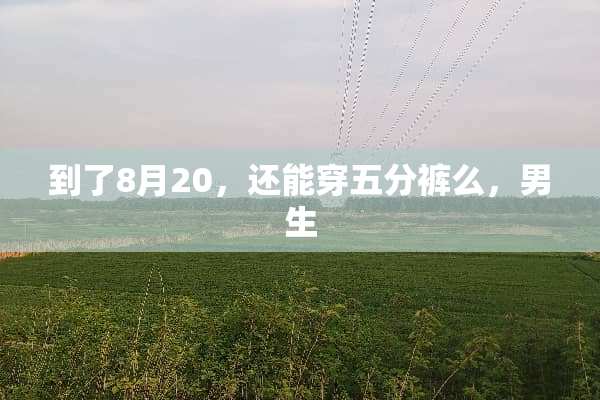 到了8月20，还能穿五分裤么，男生