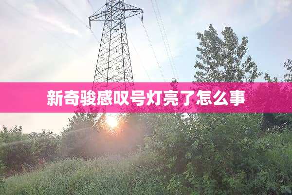新奇骏感叹号灯亮了怎么事