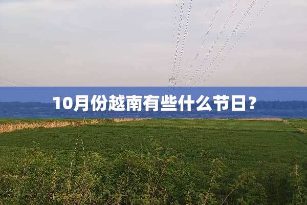 10月份越南有些什么节日？