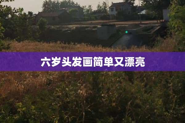 六岁头发画简单又漂亮