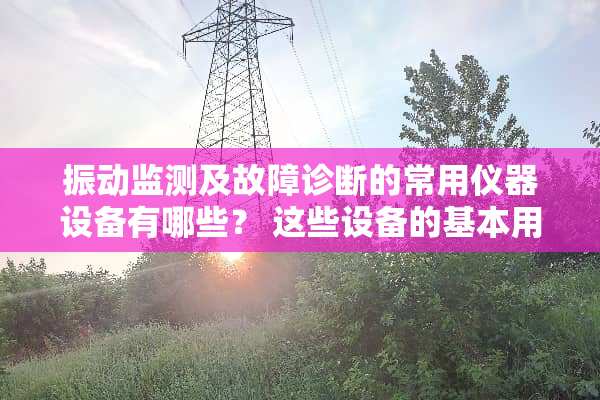 振动监测及故障诊断的常用仪器设备有哪些？ 这些设备的基本用途是什么？