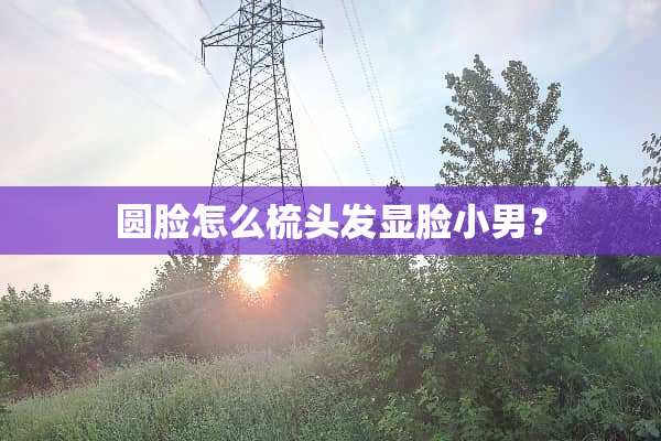 圆脸怎么梳头发显脸小男？