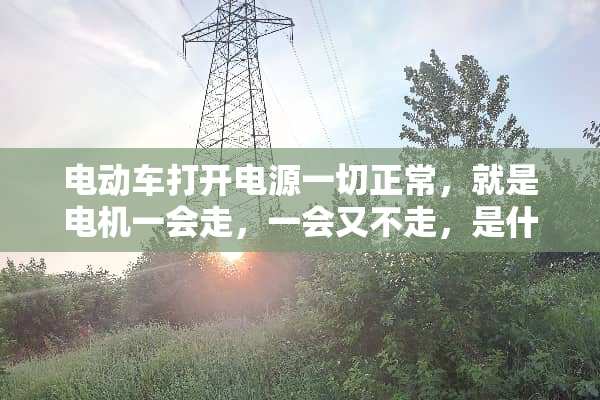 电动车打开电源一切正常，就是电机一会走，一会又不走，是什么问题…