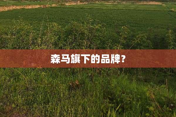 森马旗下的品牌？