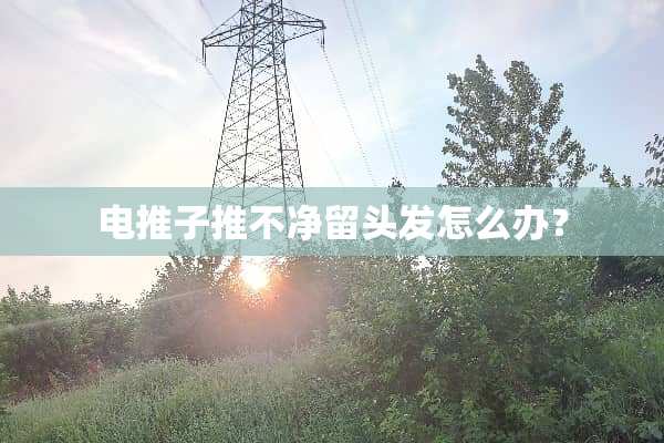 电推子推不净留头发怎么办？