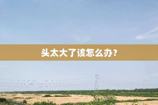 头太大了该怎么办？