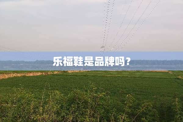 乐福鞋是品牌吗？