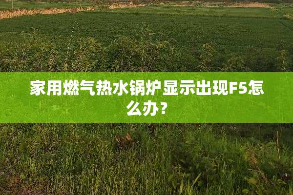 家用燃气热水锅炉显示出现F5怎么办？