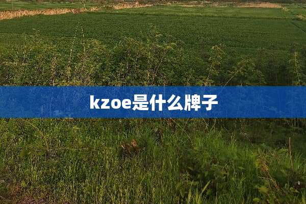 kzoe是什么牌子