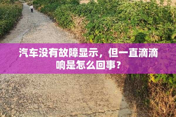 汽车没有故障显示，但一直滴滴响是怎么回事？