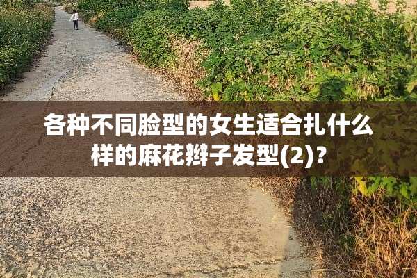 各种不同脸型的女生适合扎什么样的麻花辫子发型(2)？