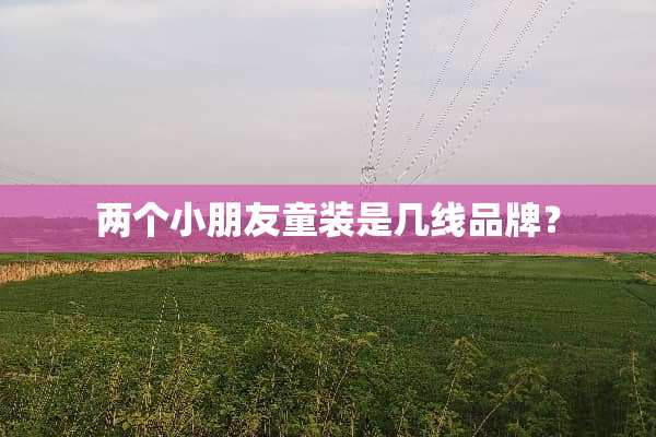 两个小朋友童装是几线品牌？