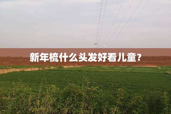 新年梳什么头发好看儿童？