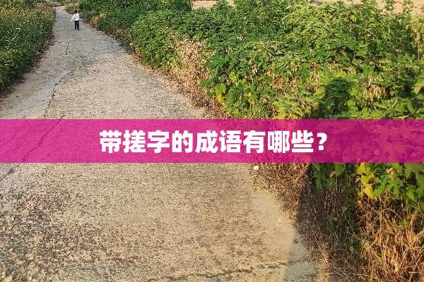 带搓字的成语有哪些？