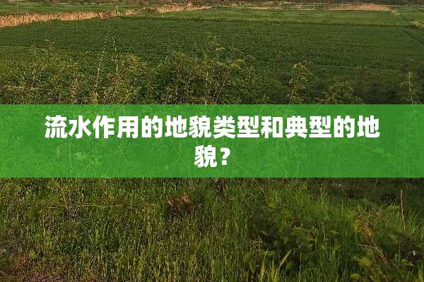 流水作用的地貌类型和典型的地貌？