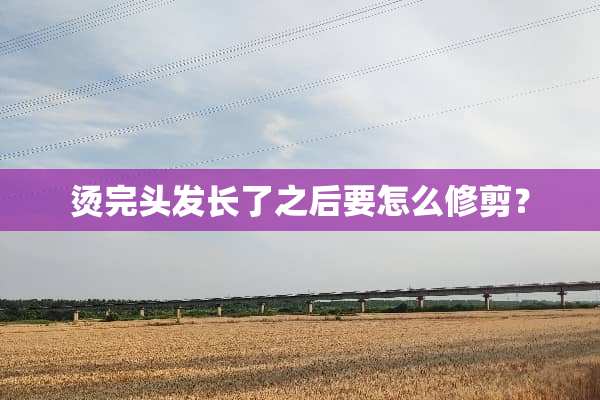 烫完头发长了之后要怎么修剪？