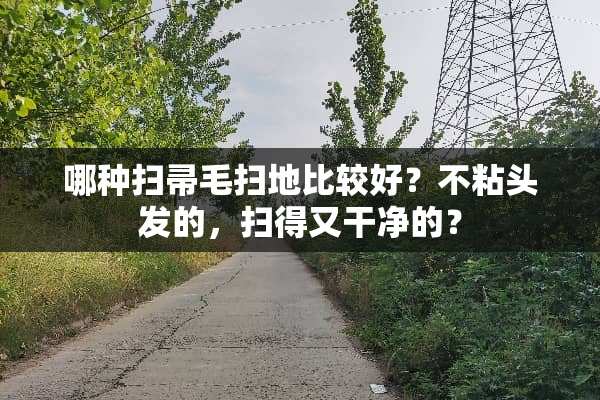哪种扫帚毛扫地比较好？不粘头发的，扫得又干净的？