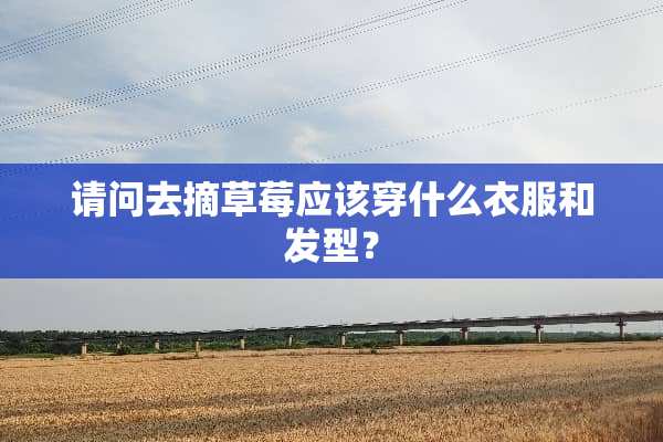 请问去摘草莓应该穿什么衣服和发型？