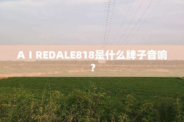 AⅠREDALE818是什么牌子音响？
