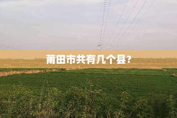 莆田市共有几个县？