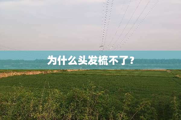 为什么头发梳不了？