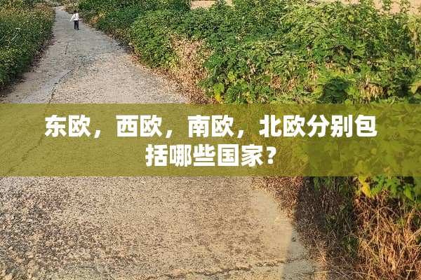 东欧，西欧，南欧，北欧分别包括哪些国家？