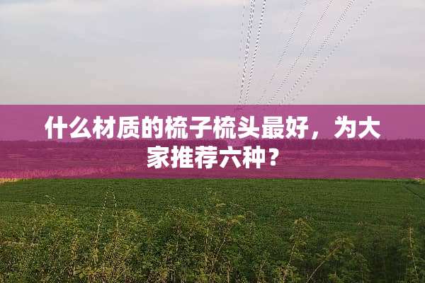 什么材质的梳子梳头最好，为大家推荐六种？