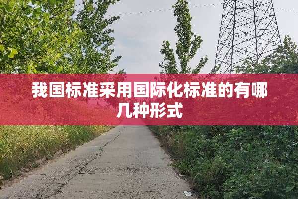 我国标准采用国际化标准的有哪几种形式