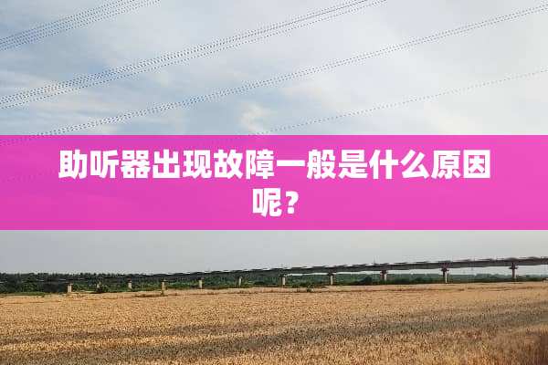 ***出现故障一般是什么原因呢？