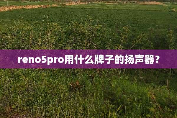 reno5pro用什么牌子的扬声器？