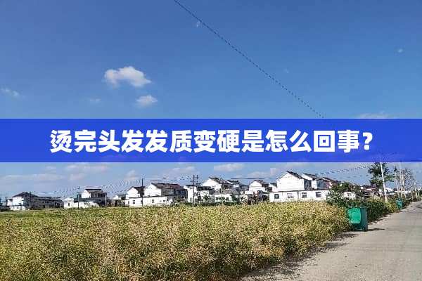 烫完头发发质变硬是怎么回事？